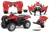Honda Rancher AT ATV Graphic Kit - 2007-2013 Reaper Red