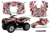 Honda Recon ES Fourtrax ATV Graphic Kit - 2005-2018 Camoplate Red