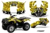 Honda Recon ES Fourtrax ATV Graphic Kit - 2005-2018 Reaper Yellow