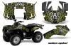 Honda Recon ES Fourtrax ATV Graphic Kit - 2005-2018 Widow Maker Yellow