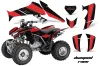 Honda TRX 250EX / 250R / 250X ATV Graphic Kit - 2006-2024 Diamond Race Red