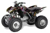 Honda TRX 250EX / 250R / 250X ATV Graphic Kit - 2006-2024 Ed Hardy - Love Kills Red