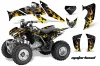 Honda TRX 250EX / 250R / 250X ATV Graphic Kit - 2006-2024 Motorhead Black