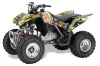 Honda TRX 250EX / 250R / 250X ATV Graphic Kit - 2006-2024 Motorhead Mandy Silver
