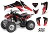 Honda TRX 250EX / 250R / 250X ATV Graphic Kit - 2006-2024 Tribal Flames Red