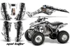 Honda TRX 250EX / 250X ATV Graphic Kit - 2002-2005 Mad Hatter White