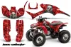 Honda TRX 300EX ATV Graphic Kit - 1993-2006 Bone Collector Red