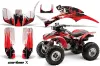 Honda TRX 300EX ATV Graphic Kit - 1993-2006 Carbon X Red