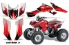 Honda TRX 300EX ATV Graphic Kit - 2007-2013 Carbon X Red