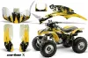 Honda TRX 300EX ATV Graphic Kit - 1993-2006 Carbon X Yellow
