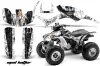 Honda TRX 300EX ATV Graphic Kit - 1993-2006 Mad Hatter White