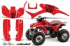 Honda TRX 300EX ATV Graphic Kit - 1993-2006 Silver Star - Reloaded Black
