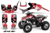 Honda TRX 300EX ATV Graphic Kit - 1993-2006 Street Star Red