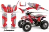 Honda TRX 300EX ATV Graphic Kit - 1993-2006 T Bomber Red