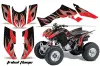 Honda TRX 300EX ATV Graphic Kit - 2007-2013 Tribal Flame Red