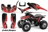 Honda TRX 300EX ATV Graphic Kit - 1993-2006 Tribal Flames Red
