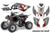 Honda TRX 400 EX ATV Graphic Kit - 2008-2016 Checkered Skull Red