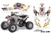 Honda TRX 400 EX ATV Graphic Kit - 2008-2016 Ed Hardy - Love Kills White