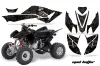 Honda TRX 400 EX ATV Graphic Kit - 2008-2016 Mad Hatter Black