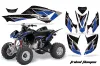 Honda TRX 400 EX ATV Graphic Kit - 2008-2016 Tribal Flames Blue