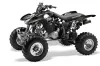 Honda TRX 400EX ATV Graphic Kit - 1999-2007 Checkered Skulls Chrome
