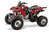 Honda TRX 400EX ATV Graphic Kit - 1999-2007 Checkered Skulls Red