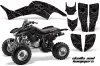 Honda TRX 400EX ATV Graphic Kit - 1999-2007 Skulls n Hammers Black