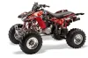 Honda TRX 400EX ATV Graphic Kit - 1999-2007 Mad Hatter Red