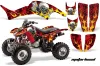 Honda TRX 400EX ATV Graphic Kit - 1999-2007 Motorhead Red