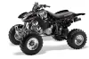Honda TRX 400EX ATV Graphic Kit - 1999-2007 Silver Star - Reloaded Black