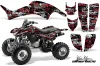 Honda TRX 400EX ATV Graphic Kit - 1999-2007 Silver Star - Silverhaze Red