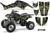 Honda TRX 400EX ATV Graphic Kit - 1999-2007 Toxicity Black