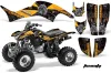 Honda TRX 400EX ATV Graphic Kit - 1999-2007 Toxicity Yellow