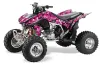 Honda TRX 450R ATV Graphic Kit - 2004-2016 Butterfly White