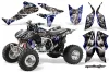 Honda TRX 450R ATV Graphic Kit - 2004-2016 Mad Hatter Silver