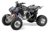 Honda TRX 450R ATV Graphic Kit - 2004-2016 Mad Hatter Silver