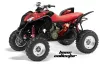 Honda TRX 700 XX ATV Graphic Kit - 2008-2015 Bone Collector Red