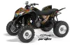 Honda TRX 700 XX ATV Graphic Kit - 2008-2015 Ed Hardy - Pirates Yellow