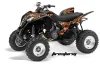 Honda TRX 700 XX ATV Graphic Kit - 2008-2015 Firestorm Black