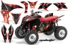 Honda TRX 700 XX ATV Graphic Kit - 2008-2015 Mad Hatter Black
