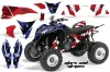 Honda TRX 700 XX ATV Graphic Kit - 2008-2015 Stars n Stripes Red