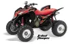 Honda TRX 700 XX ATV Graphic Kit - 2008-2015 Tribal Flames Red