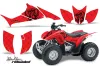 Honda TRX 90 ATV Graphic Kit - 2006-2019 Silver Star - Reloaded Black