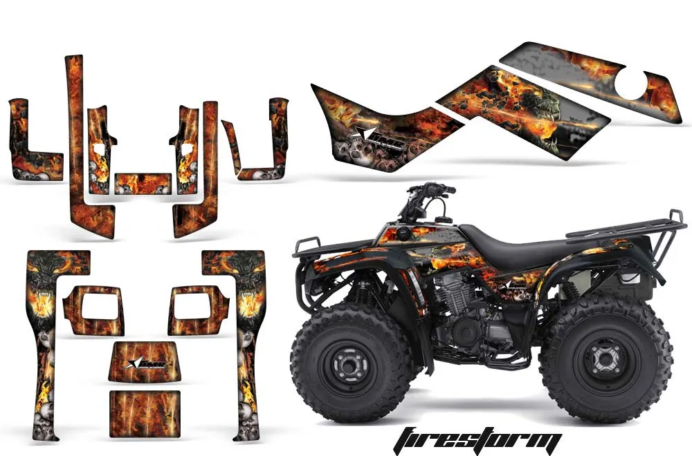 Kawasaki Bayou 220 / 250 / 300 ATV Custom Graphic Kit - All Years
