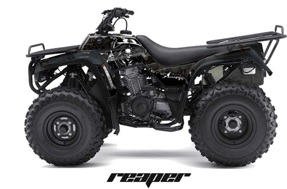 Kawasaki Bayou 220 / 250 / 300 ATV Graphic Kit - All Years Reaper Black