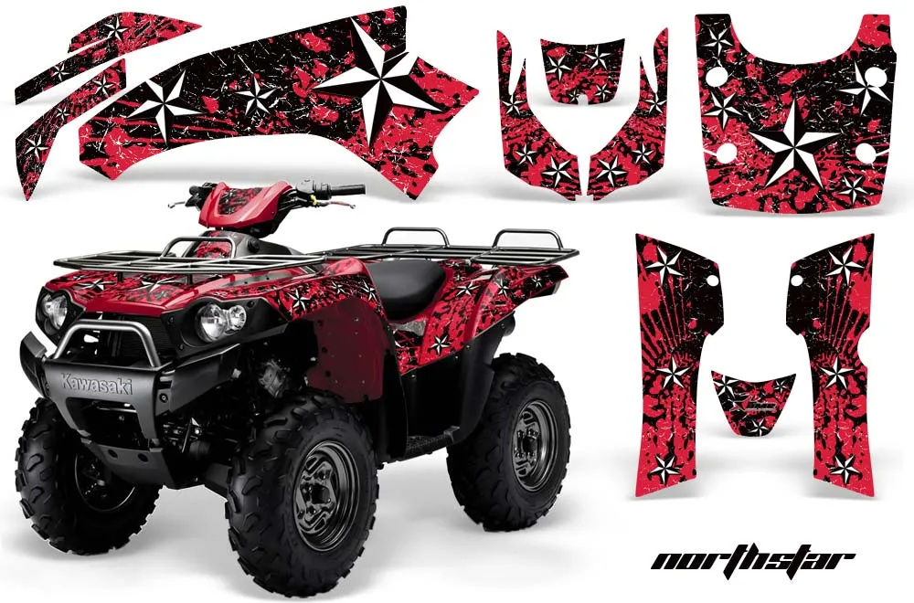 Kawasaki Brute Force 650i 4x4 ATV Custom Graphic Kit - 2004-2012