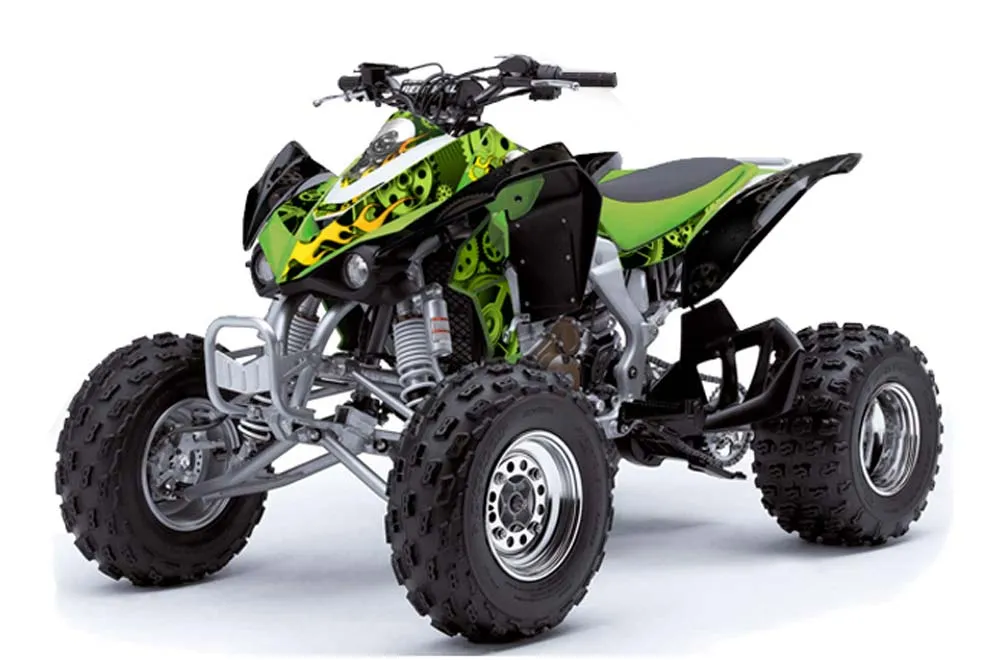 Kawasaki KFX 450 ATV Graphic Kit - 2008-2015 Motorhead Green