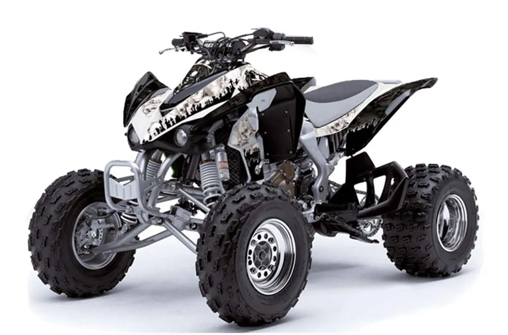Kawasaki KFX 450 ATV Graphic Kit - 2008-2015 Reaper White