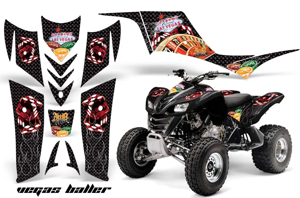 Kawasaki KFX 700 ATV Custom Graphic Kit - 2004-2009