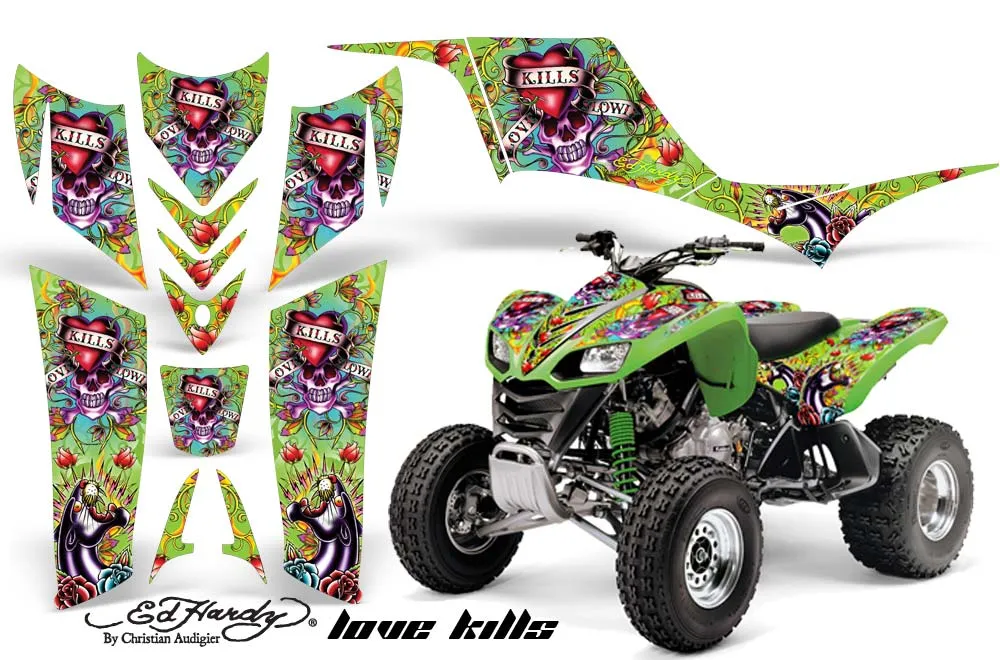 Kawasaki KFX 700 ATV Custom Graphic Kit - 2004-2009